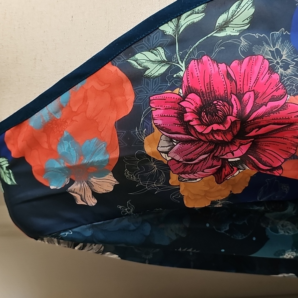 Soft Surroundings Sheer Floral Kimono - Picture 2 of 4